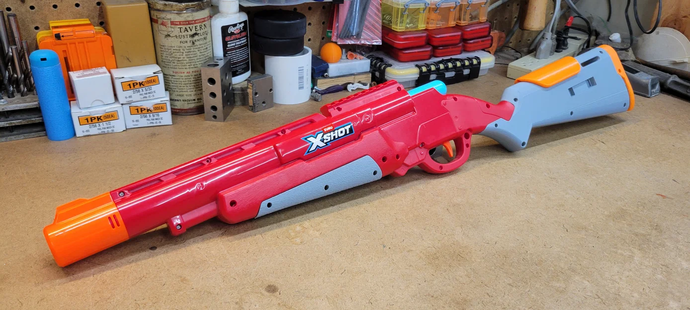 Foregrip thay thế in 3D cho X-Shot Excel Ejector Foregrip - Image 6