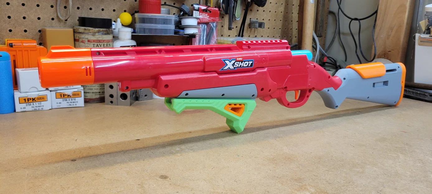 Foregrip Picatinny thay thế cho X-Shot Excel Ejector (X-Shot Excel Ejector Picatinny Foregrip) - Image 5