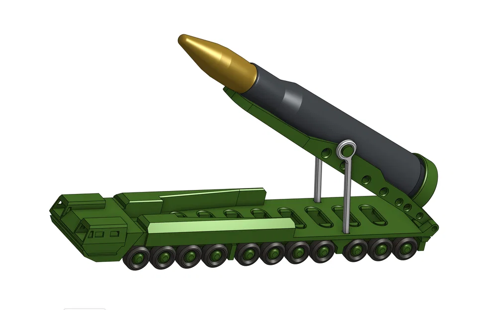 Viên đạn .50 BMG kèm bệ trưng bày xe phóng tên lửa Triều Tiên - Image 3