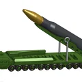 Viên đạn .50 BMG kèm bệ trưng bày xe phóng tên lửa Triều Tiên - Thumbnail 3