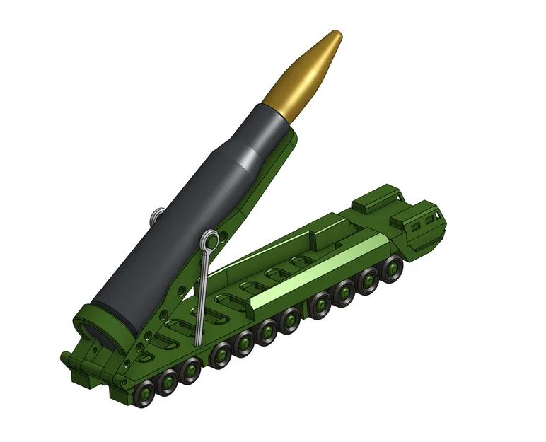 Viên đạn .50 BMG kèm bệ trưng bày xe phóng tên lửa Triều Tiên - Image 6