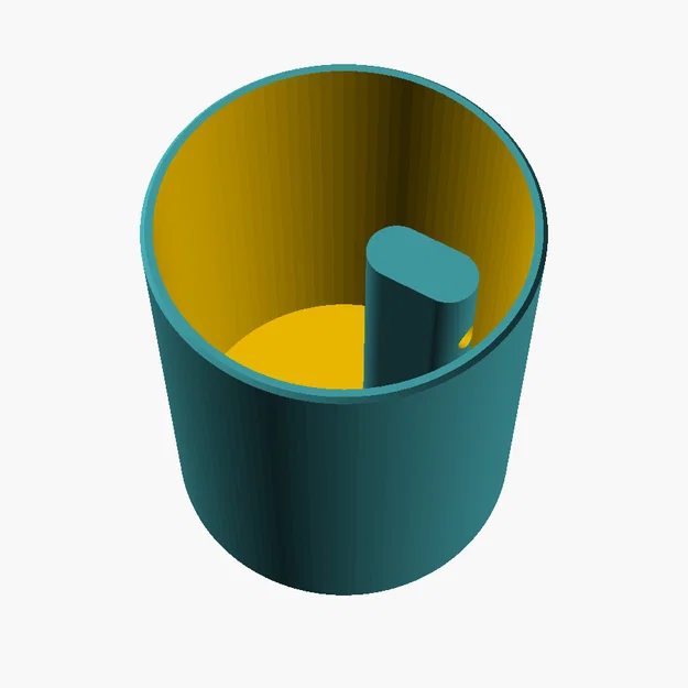 Cốc Pythagorean — Greedy Cup / Cup of Justice (parametric) - Image 1