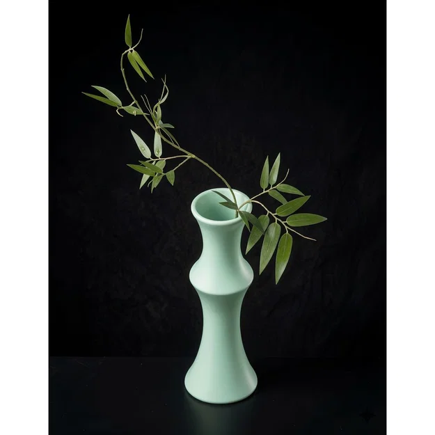 Mẫu bình hoa Bamboo Joint 3D - Tinh tế và tối giản cho không gian sống - Image 2