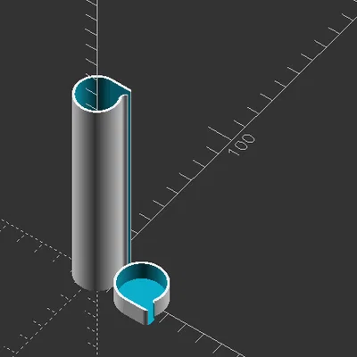 SlitBox - Hộp ống đa năng in 3D để đựng cuộn phim, băng dính, SMD