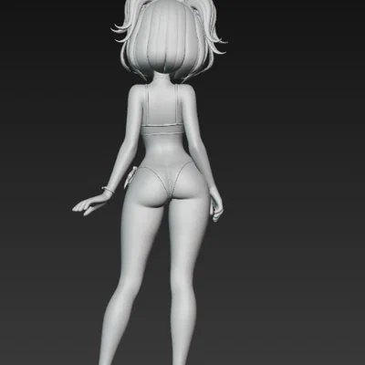 Mô hình figure nhân vật nữ Anime đi biển in 3D cực đẹp