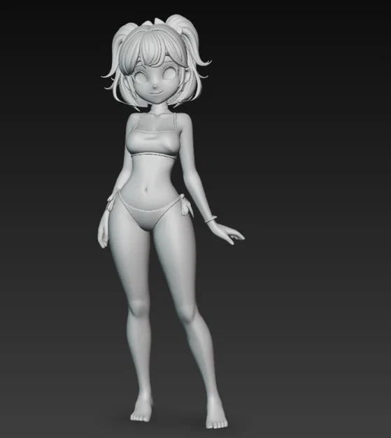 Mô hình figure nhân vật nữ Anime đi biển in 3D cực đẹp - Image 3