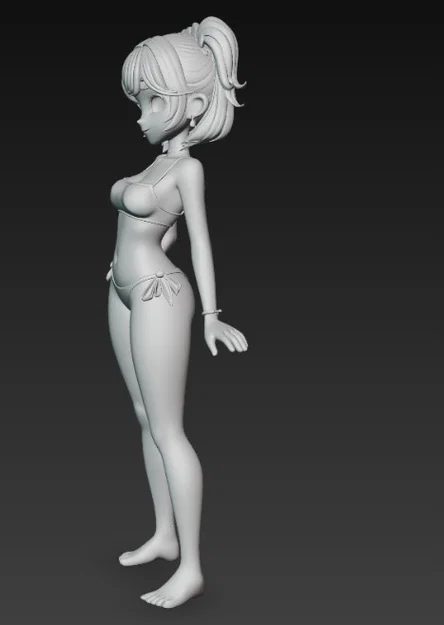 Mô hình figure nhân vật nữ Anime đi biển in 3D cực đẹp - Image 4