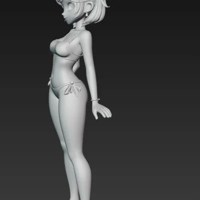 Mô hình figure nhân vật nữ Anime đi biển in 3D cực đẹp