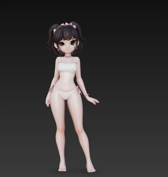 Mô hình figure nhân vật nữ Anime đi biển in 3D cực đẹp - Image 5