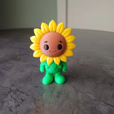 Mô hình Chú Hướng Dương Nhỏ Đáng Yêu (Cute Sunflower Buddy) Trang Trí