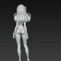 Mô hình nhân vật nữ anime bikini dễ thương để in 3D - Thumbnail 2