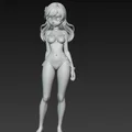 Mô hình nhân vật nữ anime bikini dễ thương để in 3D - Thumbnail 4