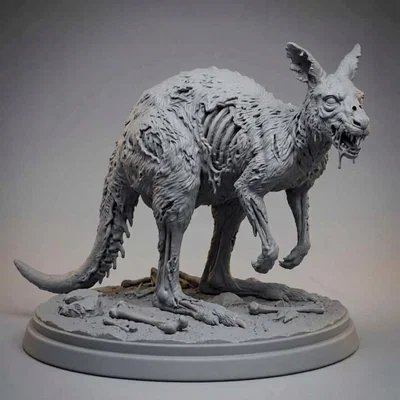 Mô hình 3D Zombie Kangaroo cực chất cho người đam mê in ấn