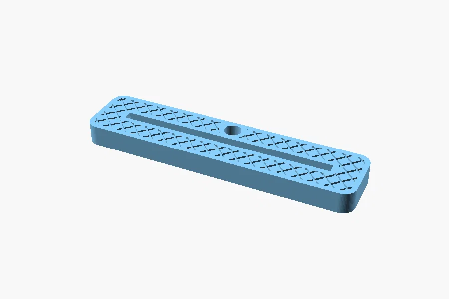 Dụng cụ vắt tuýp kem đánh răng — Roller Key, Diamond-Knurl Grip - Image 2