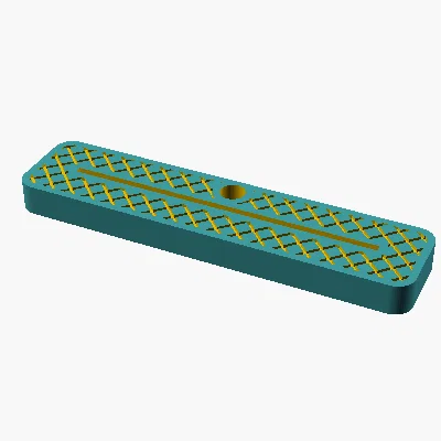 Dụng cụ vắt tuýp kem đánh răng — Roller Key, Diamond-Knurl Grip