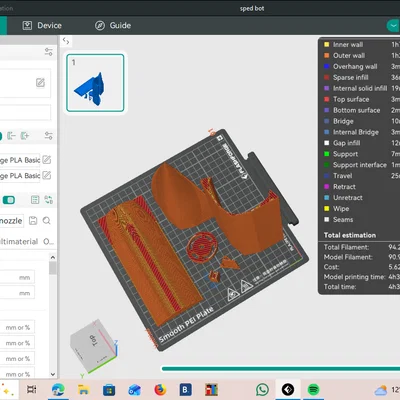 Mô hình thuyền RC Speed Boat tốc độ cao tự in 3D