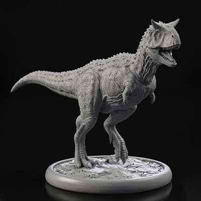 Mô hình tượng khủng long Carnotaurus chi tiết sắc nét cho in 3D
