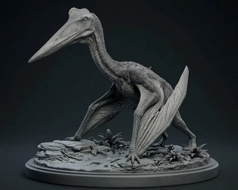Mô hình in 3D tượng khủng long bay Quetzalcoatlus cực chi tiết - Image 1