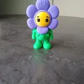 Mô hình trang trí Purple Flower Buddy đáng yêu cho bàn làm việc - Thumbnail 1