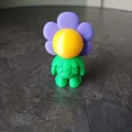 Mô hình trang trí Purple Flower Buddy đáng yêu cho bàn làm việc - Thumbnail 2