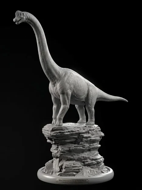 Mô hình tượng khủng long Brachiosaurus Altithorax siêu chi tiết để in 3D - Image 1