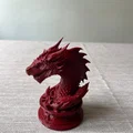Tượng Bán Thân Rồng Emberscale – Mẫu STL Fantasy - Thumbnail 1