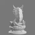 Tượng Bán Thân Rồng Emberscale – Mẫu STL Fantasy - Thumbnail 4