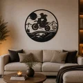Tranh Treo Tường 2D Motocross Rider (STL) - Thumbnail 1