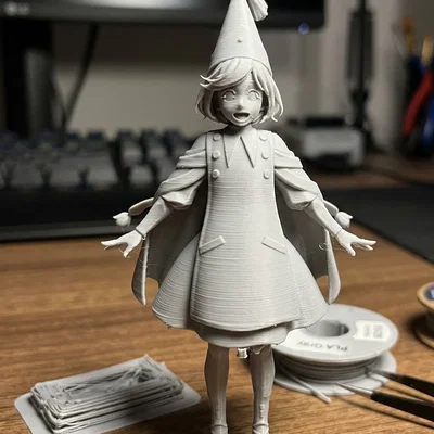 Mô hình 3D Coco từ anime Witch Hat Atelier sắc nét