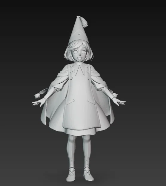 Mô hình 3D Coco từ anime Witch Hat Atelier sắc nét - Image 4