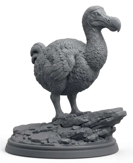 Mô hình tượng chim Dodo 3D độ chi tiết cao trang trí bàn làm việc - Image 1