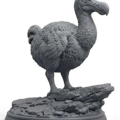 Mô hình tượng chim Dodo 3D độ chi tiết cao trang trí bàn làm việc