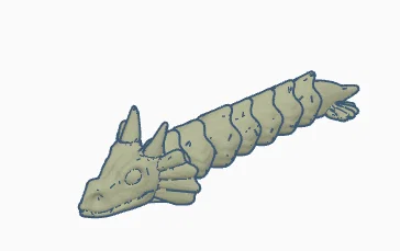 Mô hình rồng nhỏ cử động linh hoạt - Small Articulated Dragon - Image 3