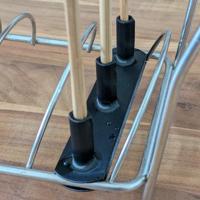 Phụ kiện treo chai cho kệ úp chén Ikea VÄLVÅRDAD (dùng đũa)