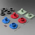 Khớp cầu snap-fit kèm đai ốc khóa (locking nut) - Giunto Sferico ad incastro - Thumbnail 1