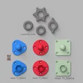 Khớp cầu snap-fit kèm đai ốc khóa (locking nut) - Giunto Sferico ad incastro - Thumbnail 2