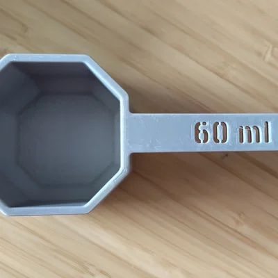 Mẫu in 3D muỗng đong bột giặt 60ml tiện dụng cho gia đình