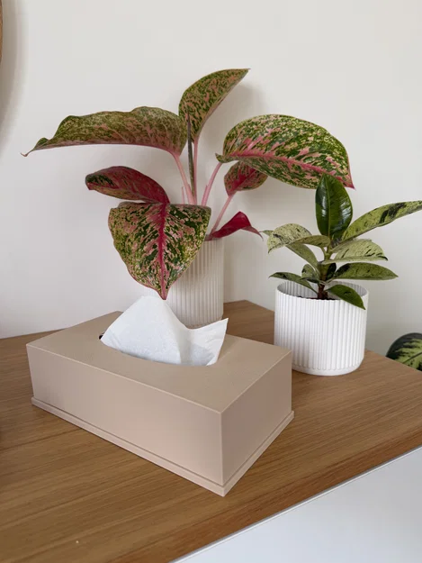 Nắp Hộp Khăn Giấy Tối Giản (Minimalist Tissue Box Cover) - Image 1