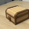 Tambour Box | Hộp nắp cuốn Roll-top | Organizer lưu trữ - Thumbnail 2
