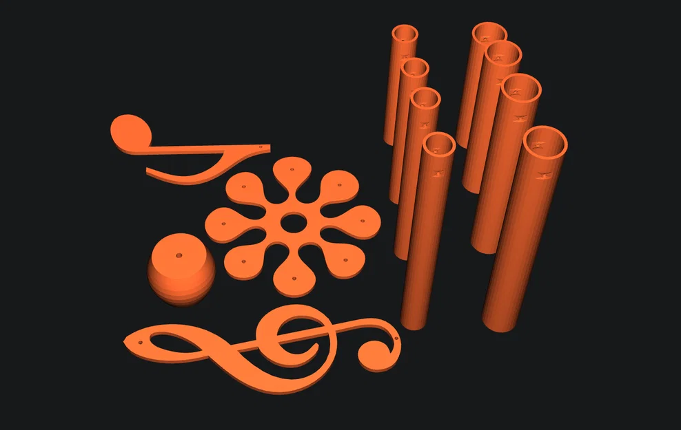 Chuông gió phong cách âm nhạc Musicstyle Wind Chime - Image 3