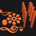 Chuông gió phong cách âm nhạc Musicstyle Wind Chime - Thumbnail 3