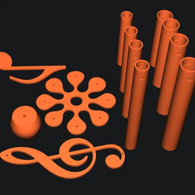 Chuông gió phong cách âm nhạc Musicstyle Wind Chime