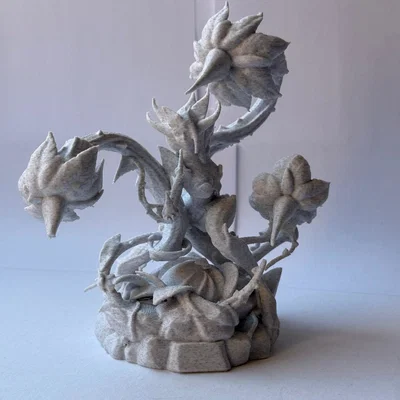 Zyra: Rise of the Thorns – Tượng fan art tướng LMHT (3D printable)
