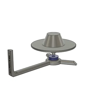 Giá đỡ cuộn filament đặt ngang (trong buồng in)