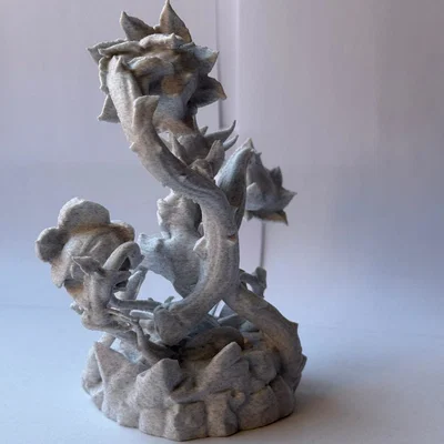Zyra: Rise of the Thorns – Tượng fan art tướng LMHT (3D printable)