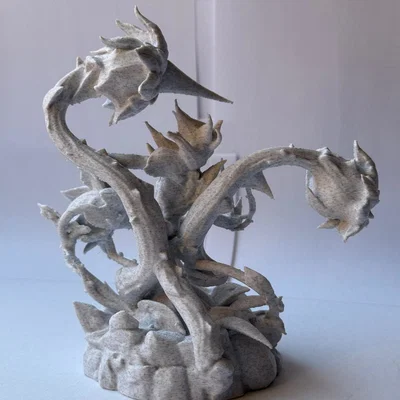 Zyra: Rise of the Thorns – Tượng fan art tướng LMHT (3D printable)