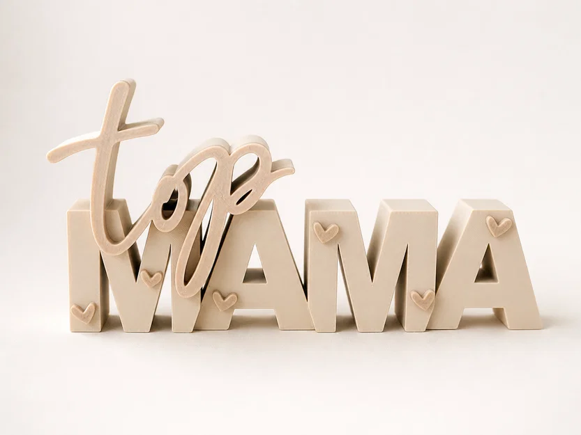 Top Mama – Bảng chữ 3D | Quà tặng Mother’s Day - Image 4