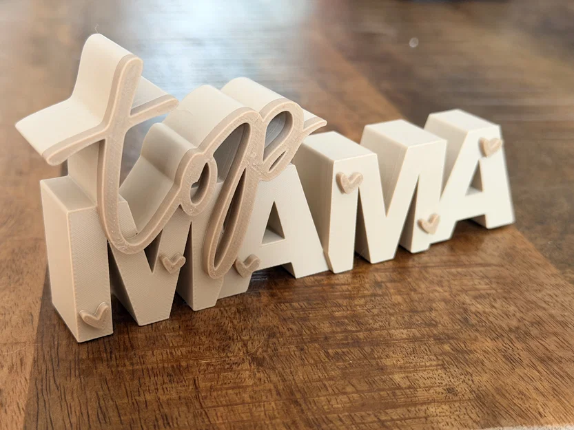 Top Mama – Bảng chữ 3D | Quà tặng Mother’s Day - Image 7