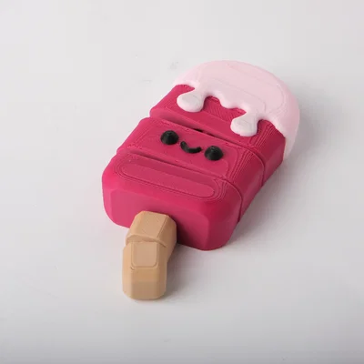 Mô Hình Pink Popsicle Flexi Figurine (Kawaii Desk Buddy)