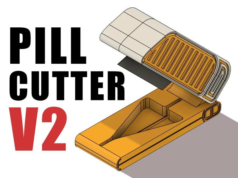 Dao cắt viên thuốc chính xác / Pill Cutter (V2 cập nhật!) - Image 1